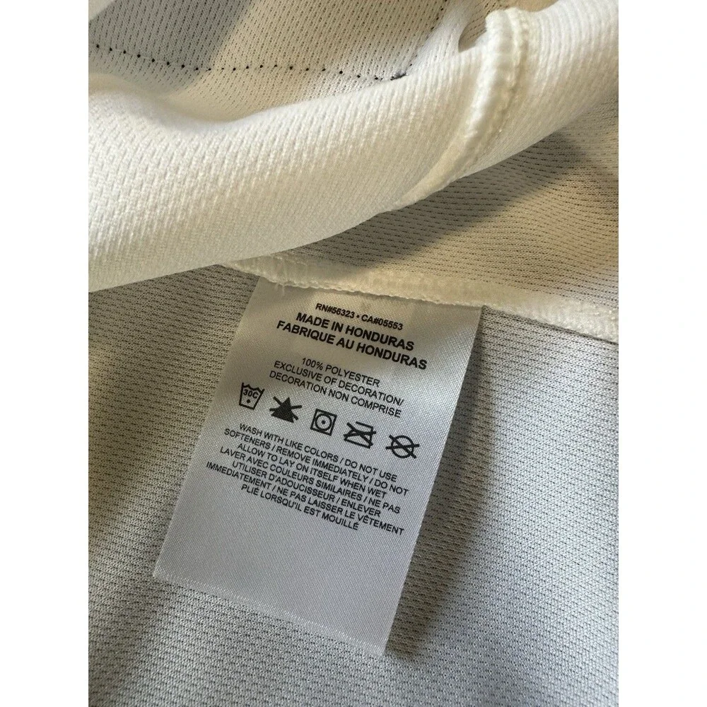 Air Jordan Overtime Basketball Jersey White Black FQ5296-106 Men's Medium NWT